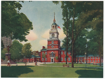 [Independence Hall in Philadelphia]